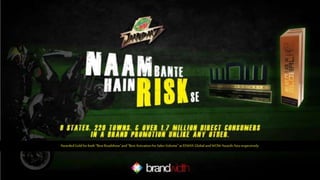 AwardedGoldforboth“BestRoadshow”and“BestActivationforSales Volume”at EEMAXGlobalandWOWAwardsAsiarespectively.
 