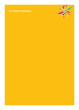 Brand Workshop Outline