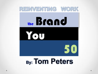 the   Brand
You
          50
 
