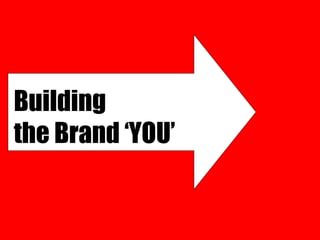 Building  the Brand ‘YOU’ 
