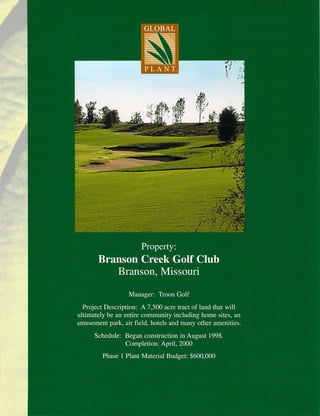 Branson Creek Golf Club