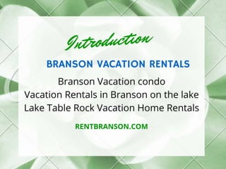 Branson Vacation condo