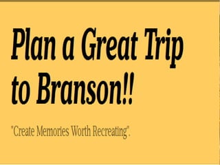 Branson vacation rentals