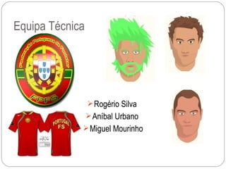 Equipa Técnica Rogério Silva  Aníbal Urbano  Miguel Mourinho 