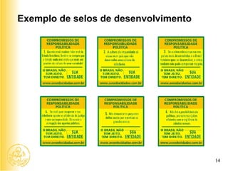 Exemplo de selos de desenvolvimento 14 