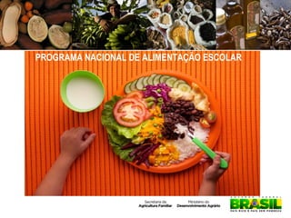 PROGRAMA NACIONAL DE ALIMENTAÇÃO ESCOLAR

 