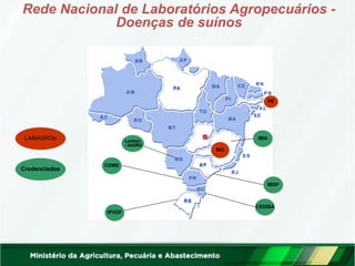 MG
PE
IPVDF
CEDISA
IBSP
Credenciados
LANAGROs
CDME
Laddan
- IAGRO
IMA
Rede Nacional de Laboratórios Agropecuários -
Doenças de suínos
 