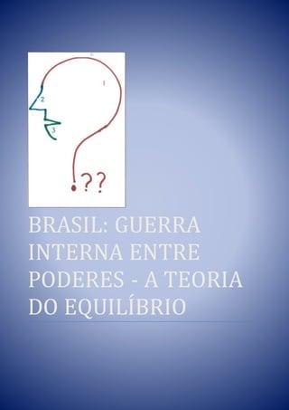 BRASIL: GUERRA
INTERNA ENTRE
PODERES - A TEORIA
DO EQUILIBRIO
 