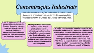 Concentrações Industriais
 