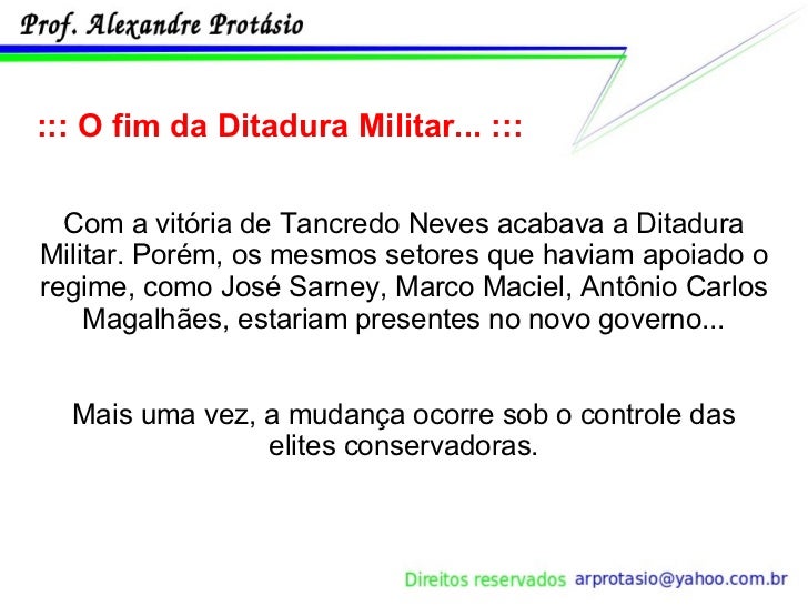 Brasil Ditadura Milita... Ditadura