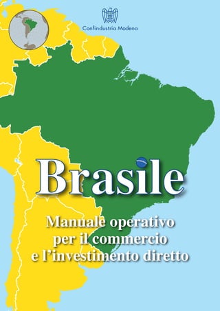 Brasile
   Manuale operativo
    per il commercio
e l’investimento diretto
 
