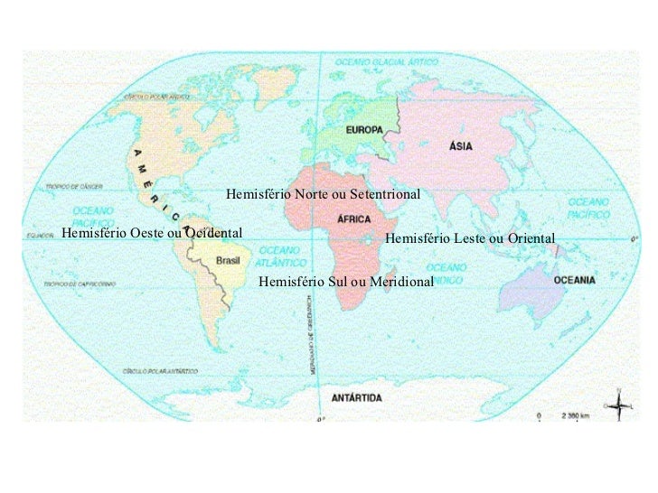 O Brasil Se Localiza Em Qual Hemisfério