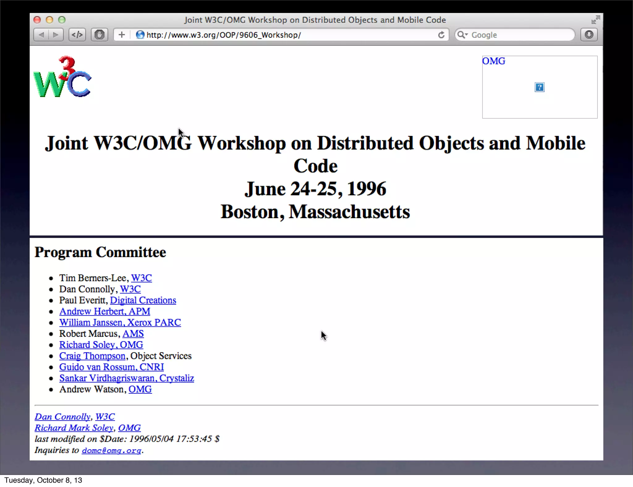 Tuesday, October 8, 13
 