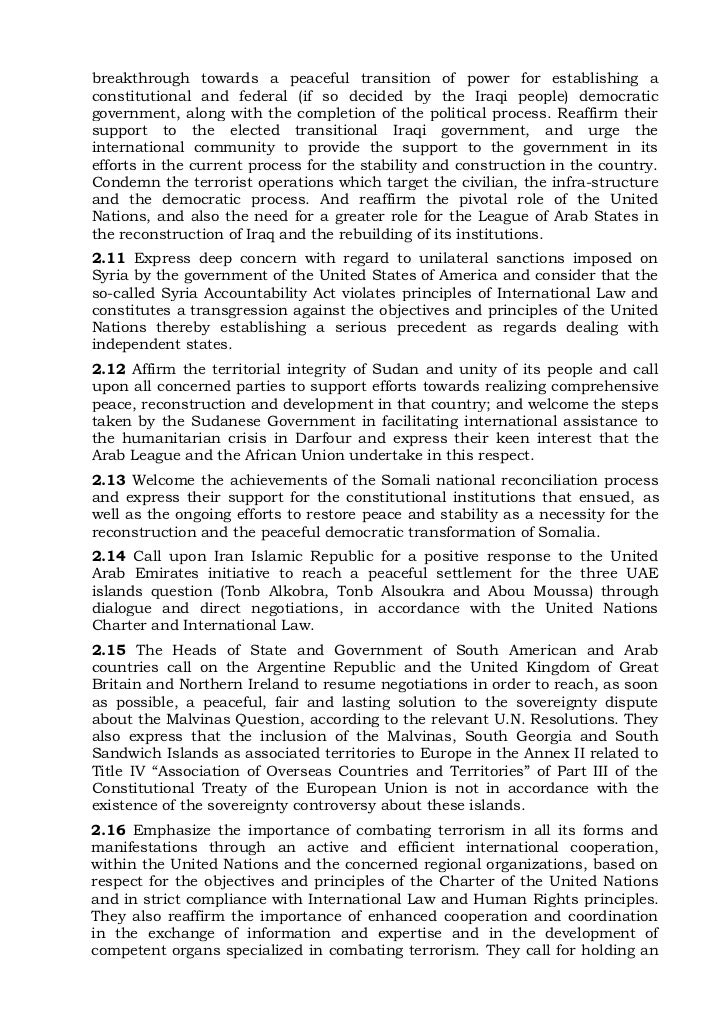 Brasilia declaration