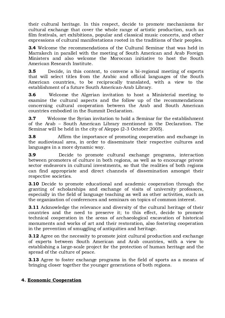 Brasilia declaration