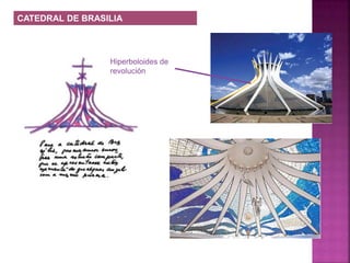 CATEDRAL DE BRASILIA



                 Hiperboloides de
                 revolución
 