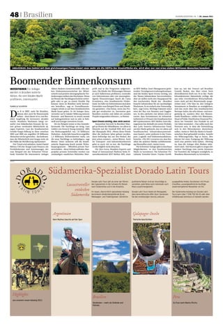 48 | Brasilien                                                                                                                                                                              HANDELSZEITUNG | nr. 3 | 20. Januar 2011




                                                                                                                                                                                                                                            Keystone/sue Cunningham
   AmAzonAs: Das Gebiet mit dem gleichnamigen Fluss nimmt zwar mehr als die Hälfte der staatsfläche ein, wird aber nur von etwa sieben millionen menschen bewohnt.




Boomender Binnenkonsum
InvestIeren Für anleger                          Aktien-Baskets zusammenstellt. «Die star-     prüft und in das Programm aufgenom-            zu BNY Mellon Asset Management gehö-         kate an, wie das Voncert auf Brazilian
                                                 ken Einkommenszuwächse der Mittel-            men. Die Käufer der Wohnungen können           renden Vermögensverwaltungsboutique,         Growth Basket, das über einen breit
werden in Brasilien kotierte                     schicht und positive demographische Ver-      je nach Salärniveau profitieren, entweder      sind die beiden Sport-Events wichtig, um     diversifizierten Korb von 16 in São Paulo
aktien, die vom lokalen markt                    änderungen treiben das Wachstum. Wenn         von Subventionen oder von zinsvergüns-         das Thema Infrastruktur hervorzuheben,       börsenkotierten Aktientiteln verfügt, die
profitieren, interessanter.                      im Westen die Nachfrageschwäche weiter-       tigsten Finanzierungen durch die Caixa         aber sie stellen nicht den Hauptgrund für    aus zehn verschiedenen Wirtschaftssek-
                                                 geht oder es gar zu einem Double Dip          Econômica, eine brasilianische Förder-         den wachsenden Markt dar. «Brasilien         toren stark auf den Binnenmarkt ausge-
                                                 kommt, dann ist Brasilien nicht dermas-       bank. Im Falle von Subventionen sind dem       braucht Infrastruktur für ein nachhaltiges   richtet sind. «Die Idee ist, den Anlegern
Isabelle schäfer                                 sen betroffen», sagt er. Fremdfinanzie-       Entwickler zum Beispiel Preis und Abnah-       Wachstum. Es ist einfach eine Notwendig-     Investments in Brasilien zu ermöglichen,
                                                 rungen würde es auf dem brasilianischen       me garantiert. «Das heisst, wenn das Pro-      keit», sagt Gorra. Wichtige Faktoren seien   und das nicht über den brasilianischen


D
         as B in BRIC steht für Brasilien,       Markt kaum geben. Er rät Anleger dazu,        jekt gut strukturiert ist, Investoren gute     etwa der Bau von Strassen und Zugglei-       Bovespa-Index, der sehr minen- und ener-
         könnte aber auch für Binnenmarkt        vermehrt auf in lokaler Währung kotierte      Renditen erzielen und dabei ein soziales       sen. In den nächsten vier Jahren wird er-    gielastig ist, sondern über den Binnen-
         stehen – denn dieser ist es, was Bra-   Konsum- und Bauwerte zu setzen anstatt        Projekt mitgestalten können», so Bittner.      wartet, dass Investitionen im Infrastruk-    markt Brasiliens», erklärt Eric Blattmann,
silien langfristig für Investoren attraktiv      auf indexgetriebene und zu sehr in Roh-                                                      turbereich 4,3 Prozent des brasilianischen   Head of Public Distribution Financial Pro-
macht. Brasiliens Wachstum hängt ver-            stoff und Energie investierte Fonds.          Sport-Events wichtig, aber nicht zentral       BIP repräsentieren. BNY Mellon Asset Ma-     ducts bei Vontobel. Das Produkt ist auf
mehrt vom inländischen Konsum der im-               Als ein Beispiel nennt er den Immobi-         Ausserdem herrscht in Brasilien Man-        nagement hat deshalb ein neues Produkt,      vier Jahre terminiert. «Das sollte auch der
mer grösser werdenden Mittelschicht ab,          lienmarkt. Die Nachfrage sei riesig. Laut     gel an Hotels der Mittelklasse, vor allem in   den Latin America Infrastructure Fund,       Horizont sein, in dem die Entwicklung
sagen Experten. Laut der brasilianischen         Zahlen von Ernst  Young existierte 2005      Hinsicht auf die Fussball-WM 2014 und          auf den Markt gebracht, das vor allem auf    sich in den Börsenkursen abzeichnen
Getúlio-Vargas-Stiftung ist diese zwischen       ein Wohnungsdefizit von 7,8 Millionen         die Olympiade 2016. «Wenn diese Hotels         brasilianischen Infrastrukturunterneh-       sollte», meint er. Weil die Aktien in brasili-
2003 und 2009 um ungefährt 29 Millionen          Einheiten. «Jedes Jahr braucht es ungefähr    über die nächsten Jahre gebaut werden,         men basiert, unter anderem in der Trans-     anischen Real gehandelt werden, besteht
Menschen reicher geworden – das bedeutet,        1,3 Millionen Wohneinheiten mehr, um          dann befriedigt das nur den Bedarf, der        port-, Logistik- und Telekommunikations-     ein Währungsrisiko, fügt er hinzu, dies
dass die Mittelschicht jetzt knapp mehr als      die neue Nachfrage zu befriedigen», sagt      jetzt schon existiert», meint Bittner. Auch    branche. «Für 2011 erwarten wir, dass Bra-   könnte bei einer Festigung der Währung
die Hälfte der Bevölkerung repräsentiert.        Bittner. Unter anderem will die brasili-      im Transport- und Infrastrukturbereich         silien die anderen Märkte verhältnismäs-     auch eine positive Seite haben. «Wichtig
    Der Trend wird anhalten, meint Daniel        anische Regierung durch soziale Wohn-         gebe es noch viel zu tun, die Nachfrage        sig übertreffen wird», meint Gorra.          ist, dass die Anleger über Risiken infor-
Bittner, CEO der Arsago Latin Finance, ein       bauprogramme – öffentlich-private Part-       werde folglich nicht absacken.                     Für Schweizer Anleger gibt es durchaus   miert sind.» Seit Kurzem gibt es wegen der
Portfolioberater und Assetmanager, der           nerschaften – diese Defizite aufholen. Bau-      Für Alex Gorra, Brasilien-Experte und       Möglichkeiten, in den brasilianischen        starken Nachfrage eine zweite Emission
zum Beispiel mit der Schweizer Privat-           projekte privater Entwickler werden von       Head of International Platform beim Fi-        Markt zu investieren. Die Schweizer Pri-     bei Vontobel, die Anlegern ermöglicht, in
bank Vontobel für interessierte Anleger          zuständigen staatlichen Behörden über-        nanzdienstleister BNY Mellon ARX, einer        vatbank Vontobel bietet Tracker-Zertifi-     Brasiliens Binnenmarkt zu investieren.


anzeige
 