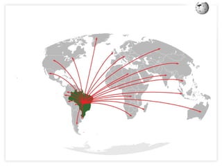 Audiência da Wikipedia comparada com outros sites Medido usando visitantes únicos . Dados da comScore MediaMetrix. (Global Unique Visitors, em milh õ es de usu á rios) 2007 2008 2009 2010 