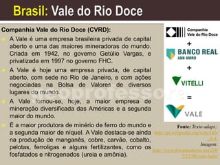 Compania Vale Brasil recursos minerais | PDF