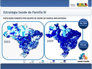 Foram evitadas 126 mil internações em três anos;