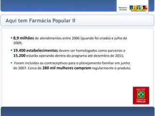 Estratégia Saúde da Família IVIMPACTO - INDICADORES SOCIAIS E ECONÔMICOS6,8% mais ofertas de emprego nos municípios com ESF;