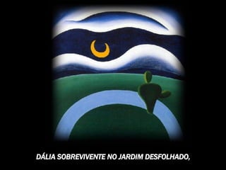 DÁLIA SOBREVIVENTE N O JARDIM  DESFOLHADO,  