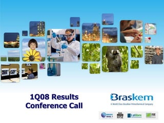 1Q08 Results
Conference Call
 