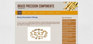 Brass pneumatics fittings