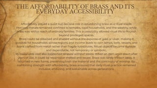Brass Daily Example :Brass as the Metal of Everyday Worship: | PDF