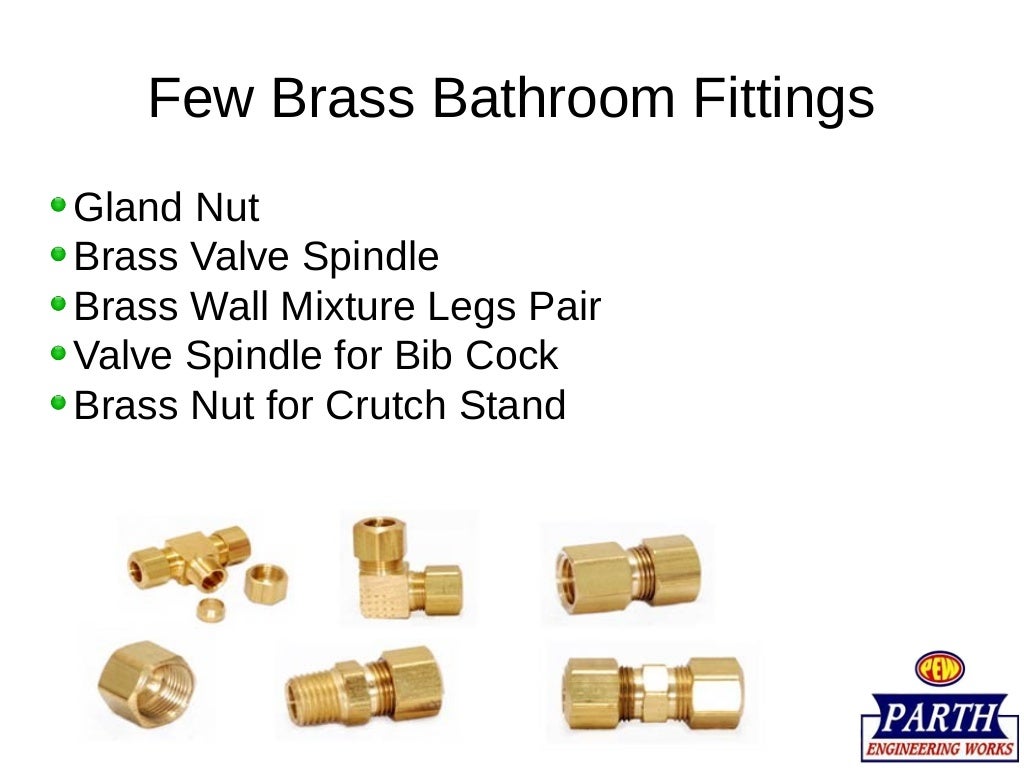 Different types of brass sanitary fittings manufacturers from India