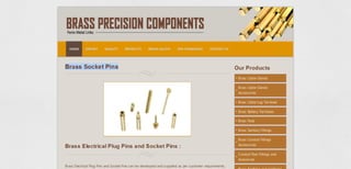 Brass socket pins