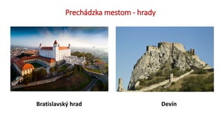 Prechádzka mestom - hrady
Bratislavský hrad Devín
 