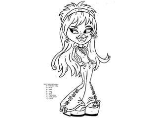 Bratz Colouring Pages and Kids Colouring Activities