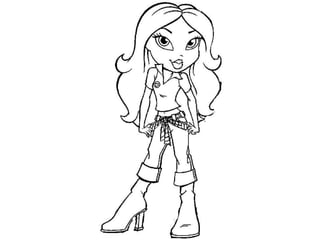 Bratz Colouring Pages and Kids Colouring Activities