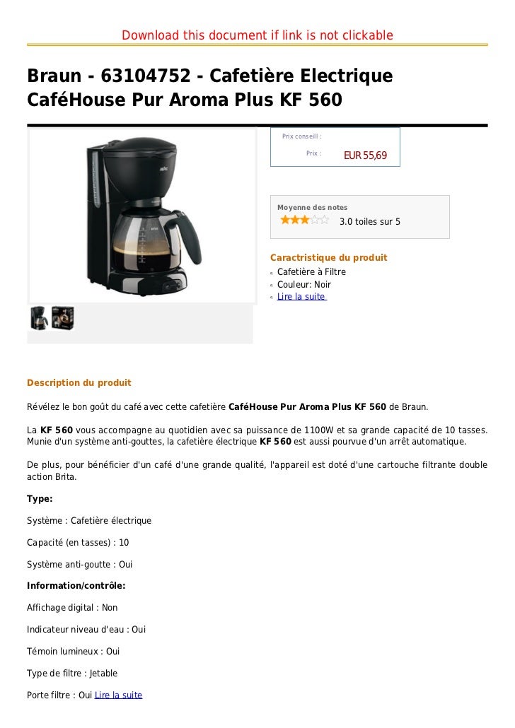 cafetière action