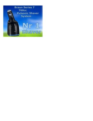 Braun series 7 760cc pulsonic shaver system Electric shaver