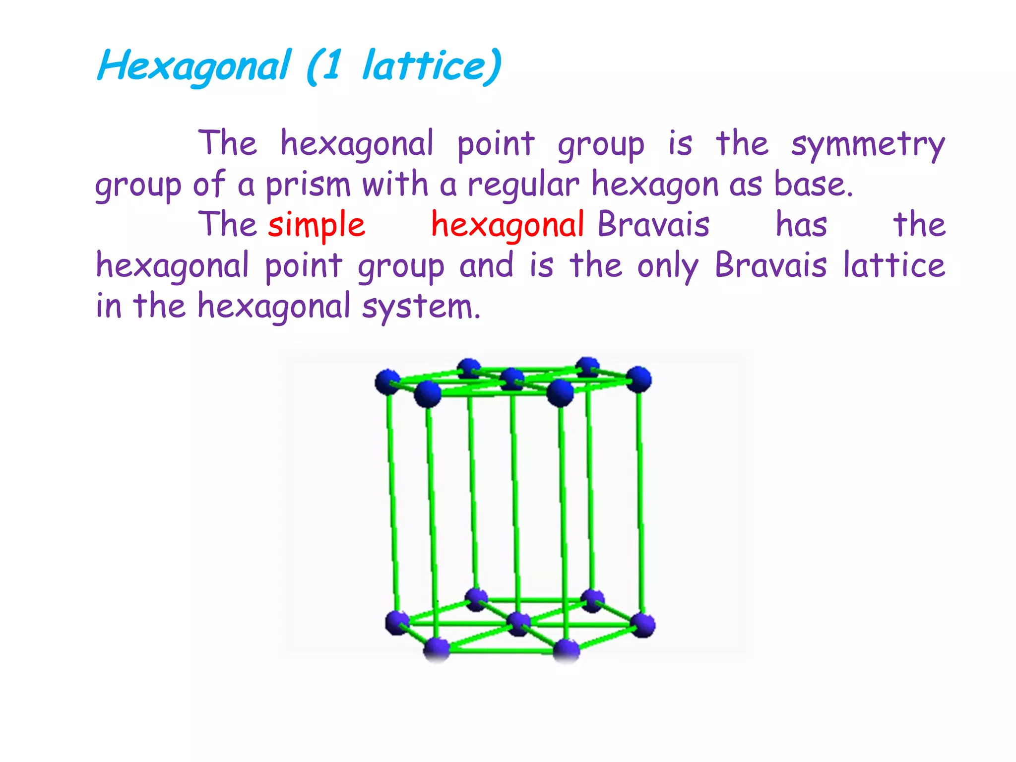 Bravais lattices | PPT