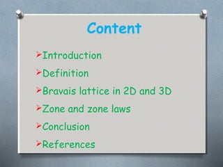 Bravais lattices | PPT