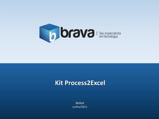 Kit Process2Excel BRAVA Junho/2011 