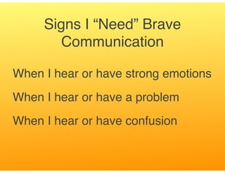 Brave Communication Week 3 | PDF