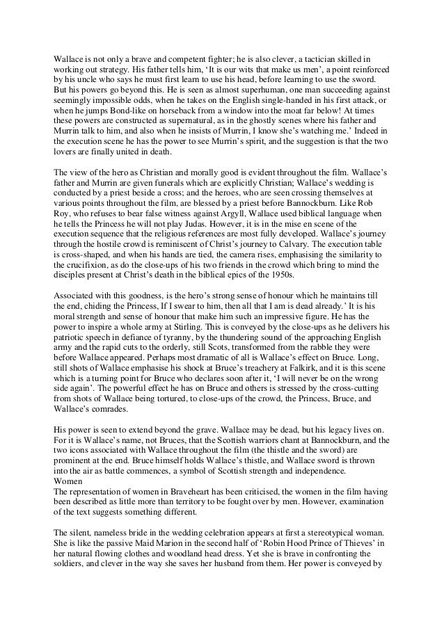 Braveheart essay