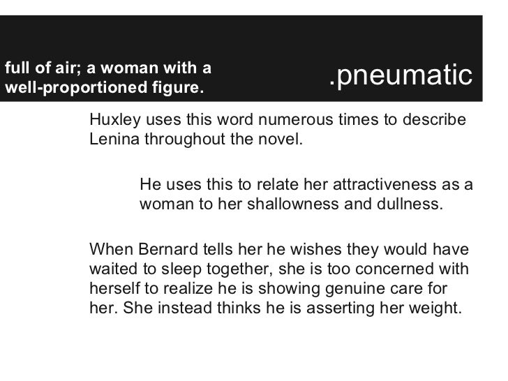 Brave new world lenina crowne