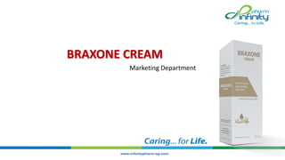 BRAXONE CREAM
Marketing Department
 