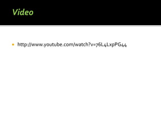 Video



http://www.youtube.com/watch?v=76L4LxpPG44

 