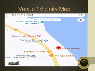 Venue / Vicinity Map
 