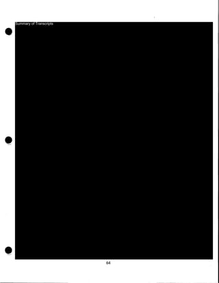 •

Summary of Transcripts

64

 