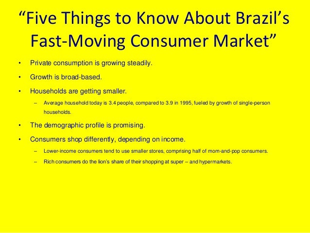 Consumer Behavior In Brazil