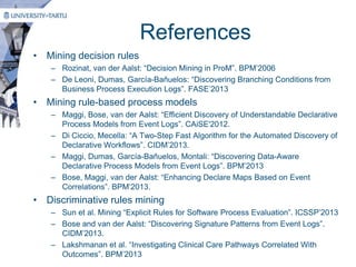 Beyond Process Mining: Discovering Business Rules From Event Logs | PPTX