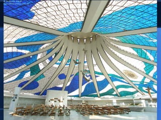 Architecture

   As Brazil's economy explodes,
    new art rises as the buildings
   The developing regions of
    Salvador, Rio de Janeiro, and
    São Paulo have become richer,
    and are currently home to some
    of the most elaborate Architects
    in the world
 