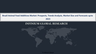 INFINIUM GLOBAL RESEARCH
© Infinium Global
Brazil Animal Feed Additives Market: Prospects, Trends Analysis, Market Size and Forecasts upto
2023
 